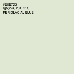 #E0E7D3 - Periglacial Blue Color Image
